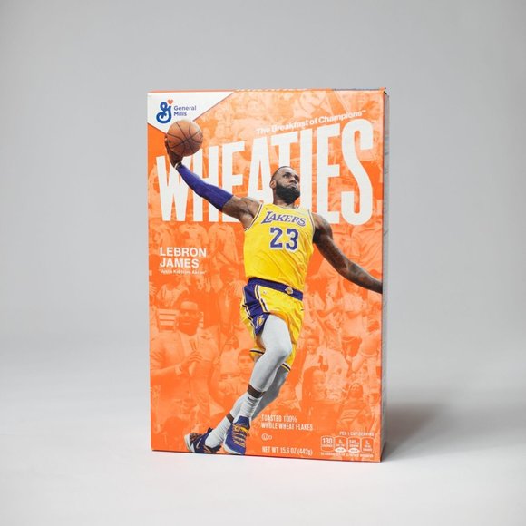 LABRON JAMES WHEATIES CEREAL BOX